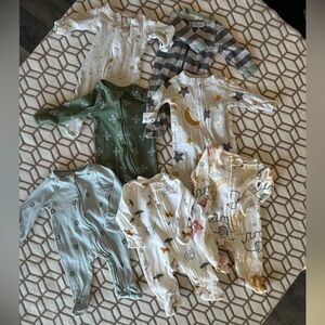 Assorted Newborn One Piece Footies
